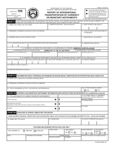 fincen 105 spanish